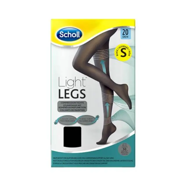 Scholl Light Legs 20 Den Size S Black 2
