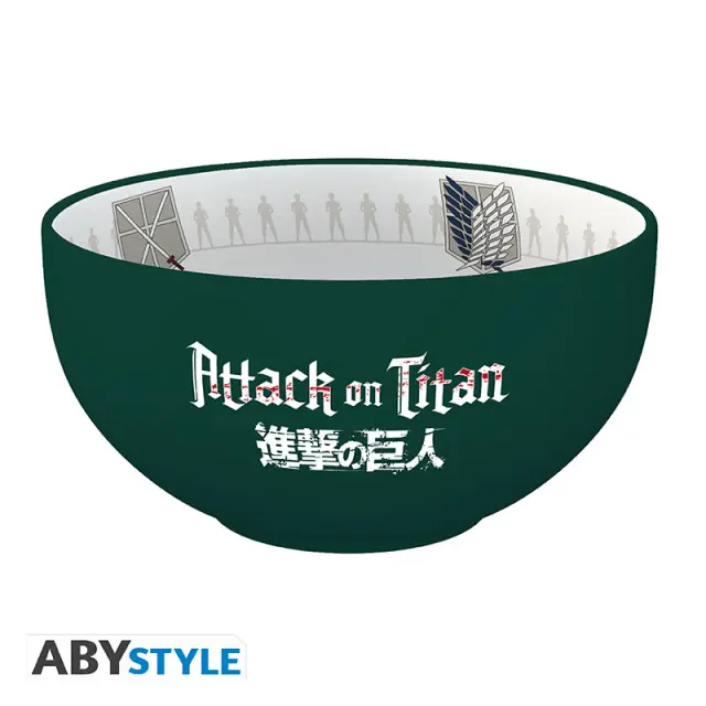 Μπωλ κεραμικό ATTACK ON TITAN - Bowl - 600 ml - "Emblems S3" cardboard box ABYBOL066