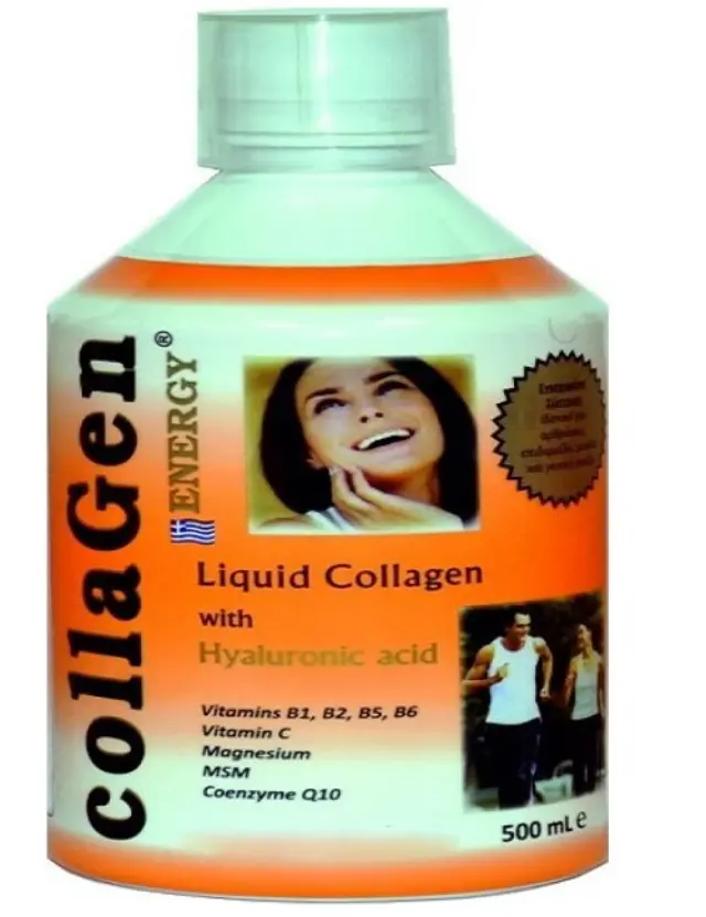 Collagen Energy With Hyaluronic Acid Λεμόνι 500 ml