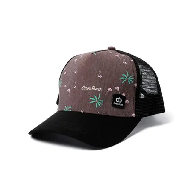 Emerson Unisex Trucker Hat (231.EU01.20PR-PR 336 OFF BLACK) - Μαύρο - One Size