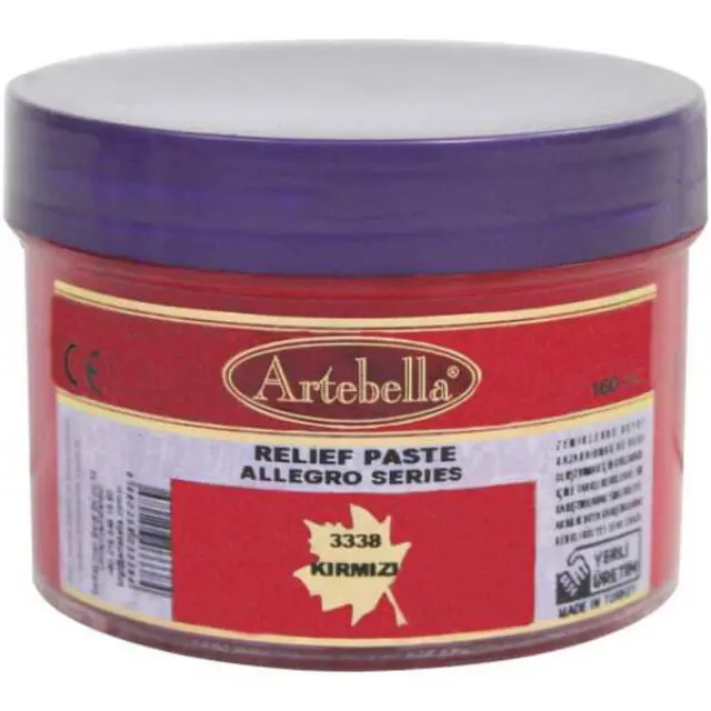 Artebella Allegro Πάστα Relief - 3338 Red - 160ml