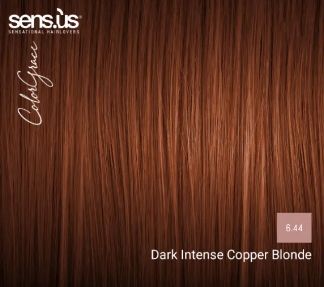 Sensus Color Grace M3K 6.44 Dark Intense Copper Golden Blonde 100ml - (μόνιμη βαφή έντονο ξανθό χάλκινο σκούρο ντορέ) 2
