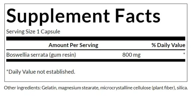 Swanson Full Spectrum Boswellia - 400 mg 2