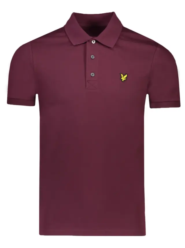 LYLE + SCOTT VINTAGE PLAIN ΑΝΔΡΙΚΟ ΠΟΛΟ BURGUNDY 3