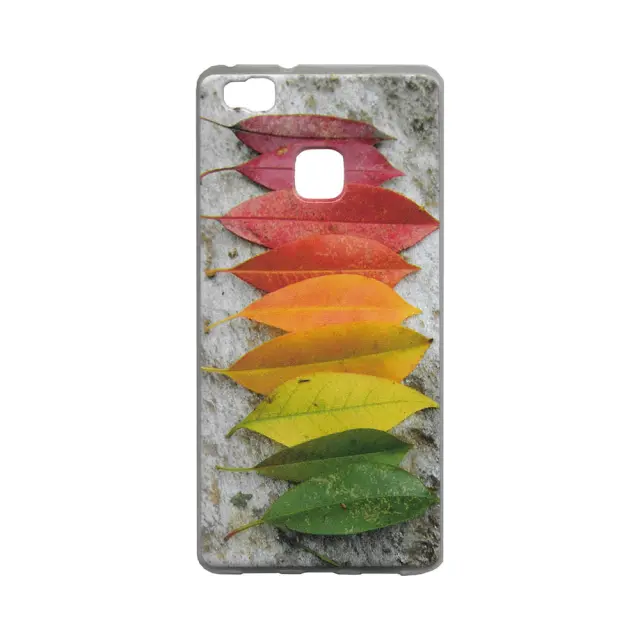 Θήκη Σιλικόνης Ultra Trendy Silicone Case Για Huawei P9 Lite Με Σχέδιο Leaves