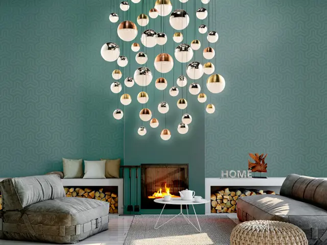 SPHERE LAMP Ø140 55L DIMMABLE φωτιστικό Ορείχαλκος Χρώμιο 2