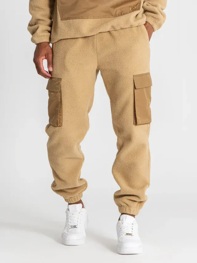 Gianni Kavanagh Ανδρική SHERPA Φόρμα Cargo – Camel - XL