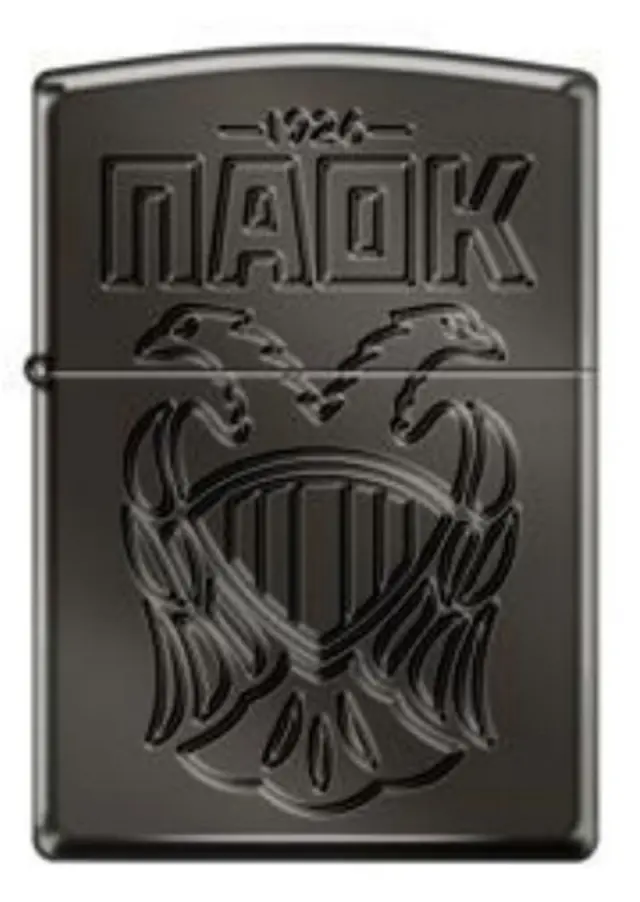 ZIPPO Αναπτήρας - PAOK FC Armor με Χάραξη (24095)