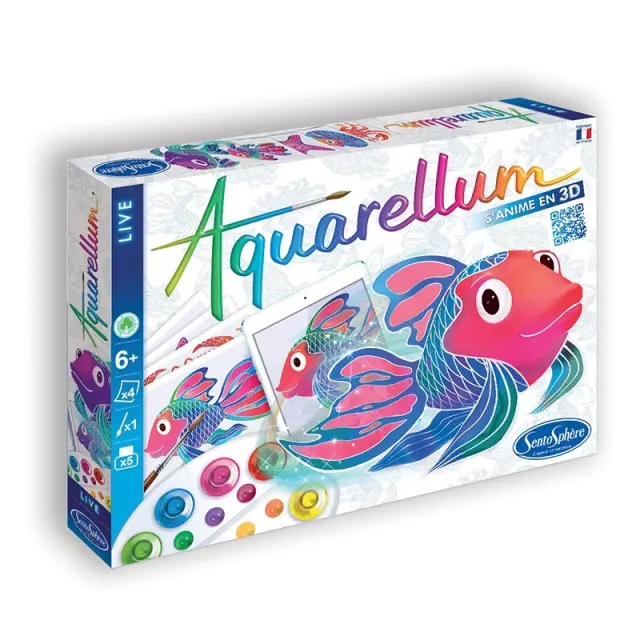 SentoSphere Aquarellum Live Θαλάσσια Ζώα 4τμχ (6+ ετών) 028-6702
