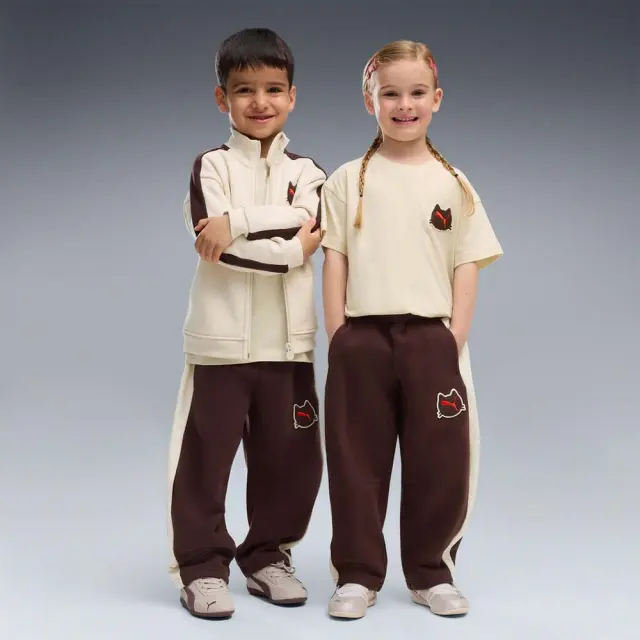 Puma Kids T7 Imaginary Friend Relaxed Barrel Sweatpants Καφέ 637424-33 (Puma) 3