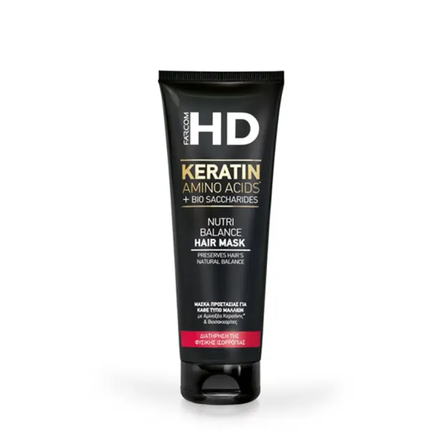 Σειρά HD Keratin Φροντίδα Μαλλιών Μάσκα Μαλλιών Κάθε Τύπου 250ml-19507