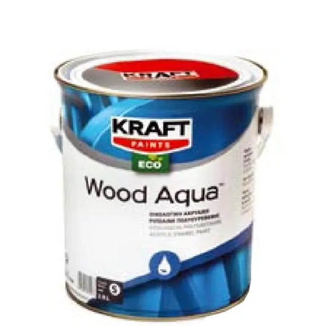 Βερνικόχρωμα Wood Aqua Οικολογική Ριπολίνη 750ml