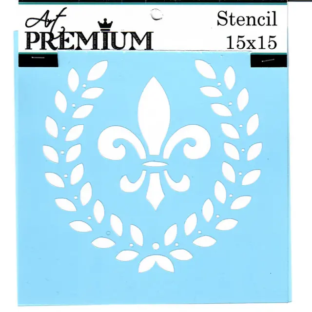 Στένσιλ Art Premium - 15x15cm - Fleur de Lis