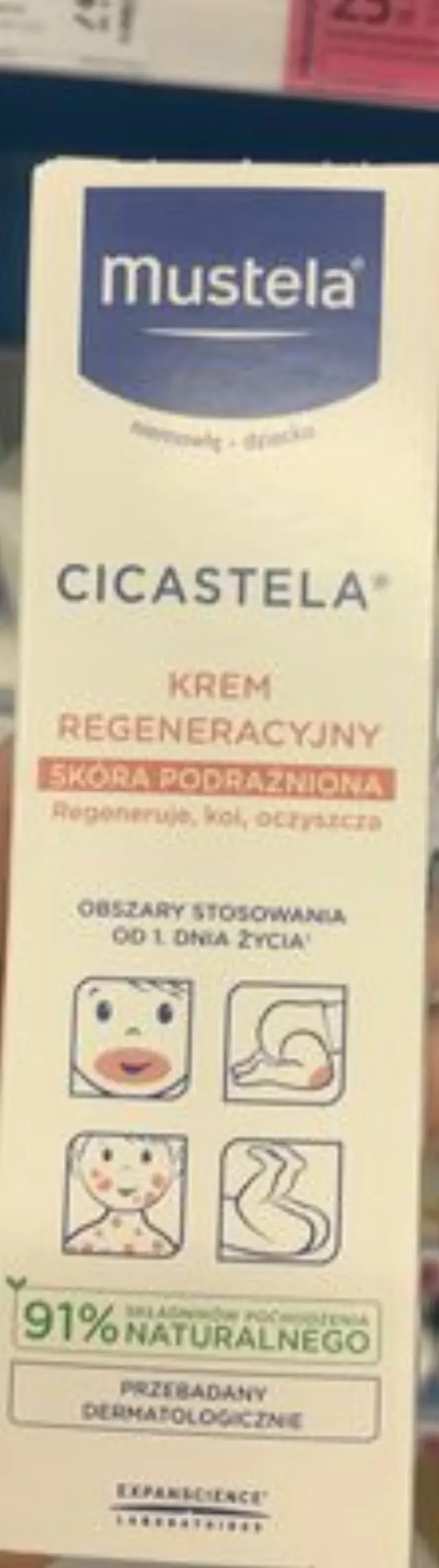 Mustela Cicastela Repairing Cream Κρέμα Ανάπλασης, 40ml