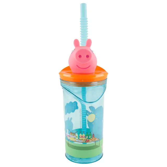 Ποτήρι με καλαμάκι Peppa Pig 360ml