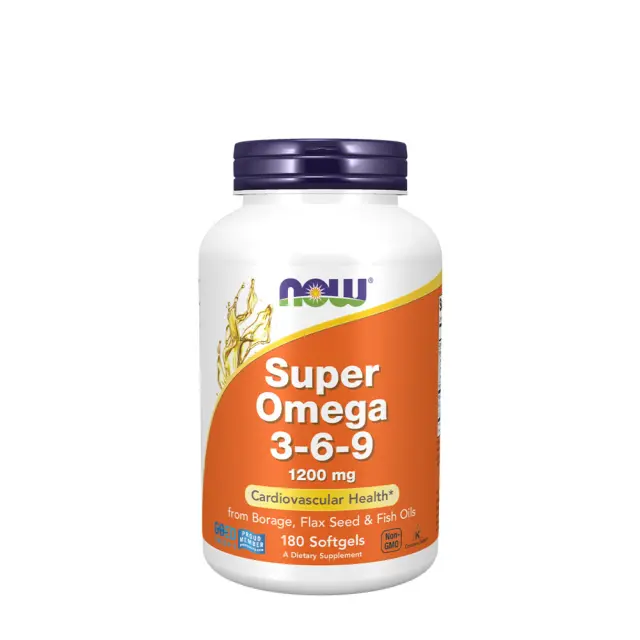 Now Foods Super Omega 3-6-9 1200 mg 180 Softgels