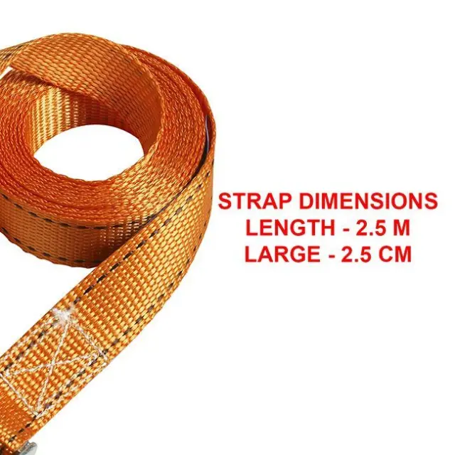 Master Lock 3210EURTAT - Σετ 2 Ιμάντες με πόρπη 2,5mΧ25mm της σειράς FASTLINK 2