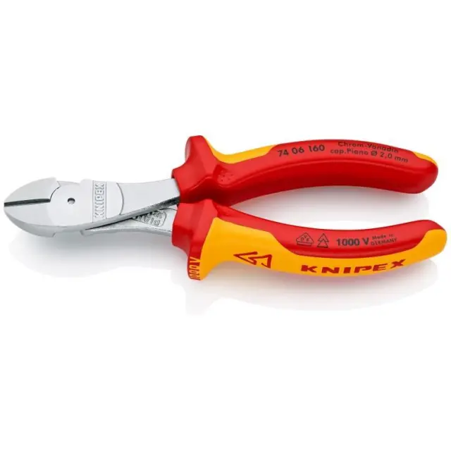 Knipex 7406160 Πλαγιοκόφτης 1000V 160mm 3