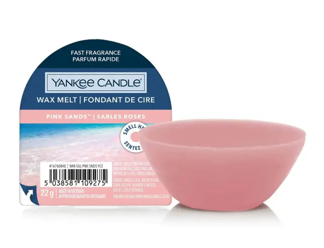 Αρωματικό Κερί Wax Melt Yankee Candle με διάρκεια καύσης έως 8 ώρες και άρωμα Pink Sands1676084E