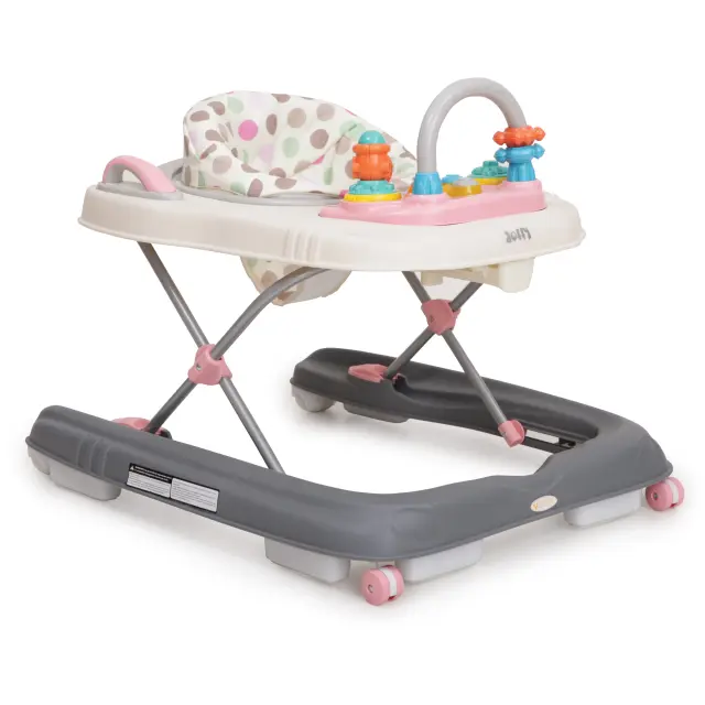 CANGAROO - Baby walker Dotty 2 in 1 pink - 3800146243296