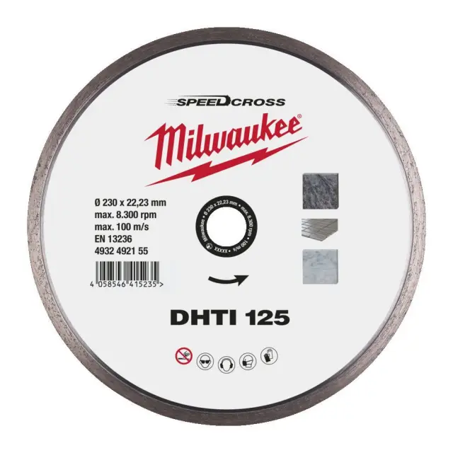 Milwaukee 4932492155 - ΔΙΣΚΟΣ ΔΙΑΜΑΝΤΕ DHTI 125mm MW 3