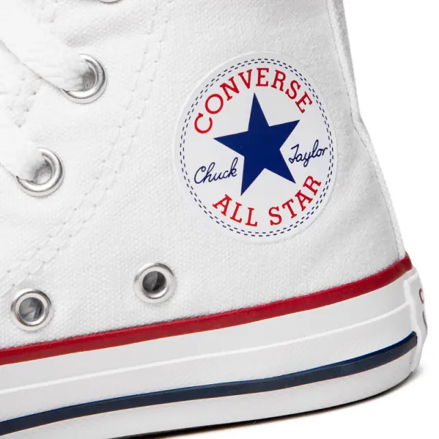 Converse Unisex Kids Chuck Taylor All Star HI Canvas Άσπρο 3J253C (Converse) 2