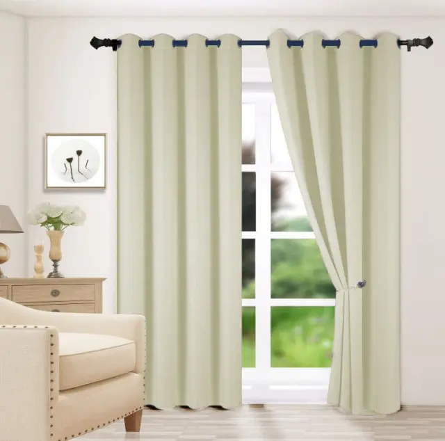 Κουρτίνα με τρούκς HS026-V02 Tortora - 140 x 270