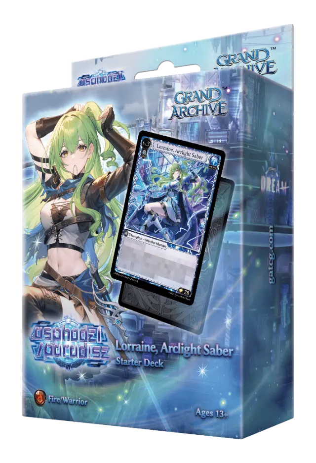 Grand Archive TCG - .asphodel/paradise: Starter Deck Lorraine, Arclight Saber - EN