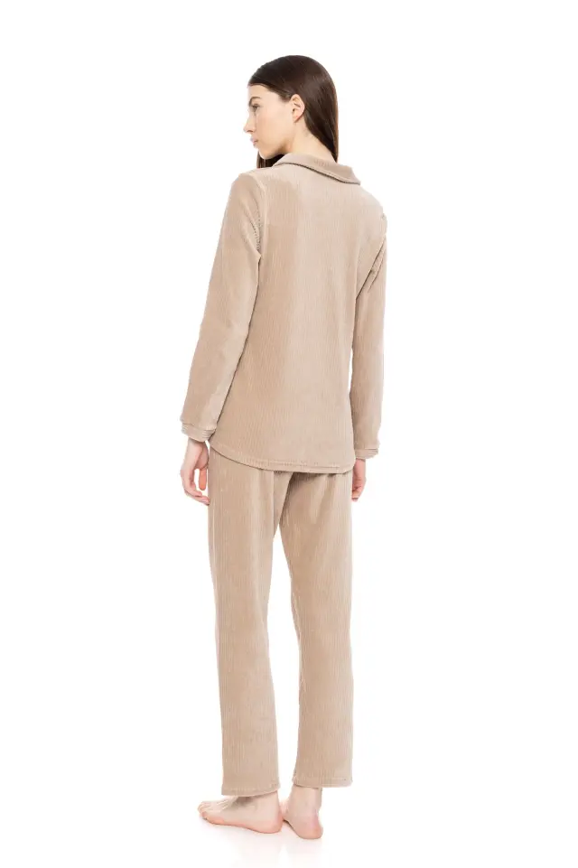 W1687 - Skin - PYJAMA VELVET STRIPE - S 3