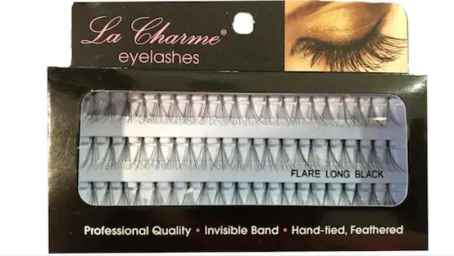 La Charme Flare Βλεφαρίδες Τουφάκια Long Black