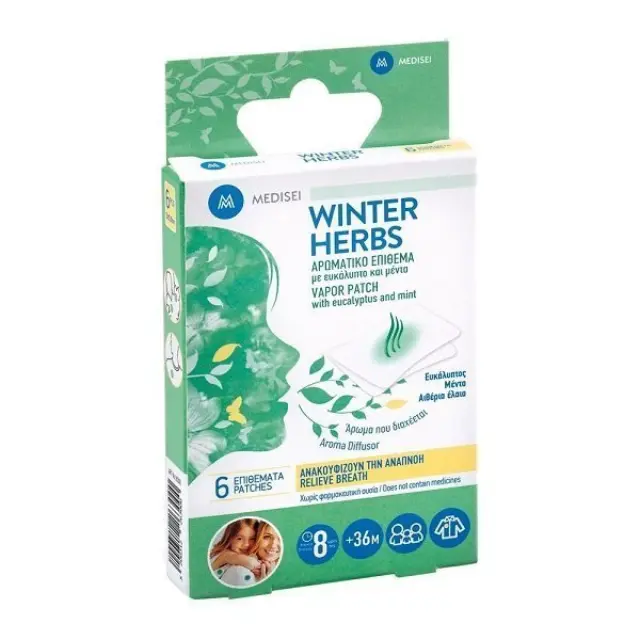 Medisei Winter Herbs Αρωματικά Επιθέματα με Ευκάλυπτο 6 τμχ