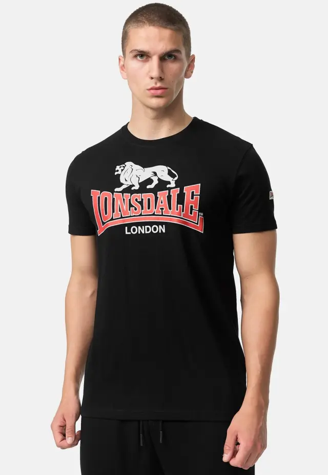 LONSDALE CROMANE ΑΝΔΡΙΚΗ ΜΠΛΟΥΖΑ BLACK