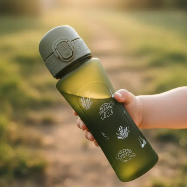 Πλαστικό Μπουκάλι Tritan In A Fast World Be A Turtle 350ml ABO 2