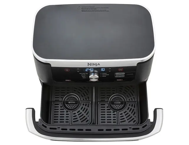 Φριτέζα αέρος Ninja Foodi Max Dual Zone AF500EU με αποσπώμενο κάδο, ισχύ 2470W και χωρητικότητα 10.4LAF500EU 3