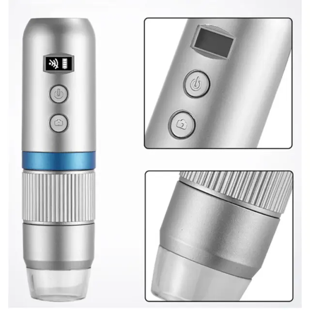 Andowl Ψηφιακό Μικροσκόπιο 50X-1000X με Wi-Fi 1080p σε Λευκό Χρώμα Q-XW06 2