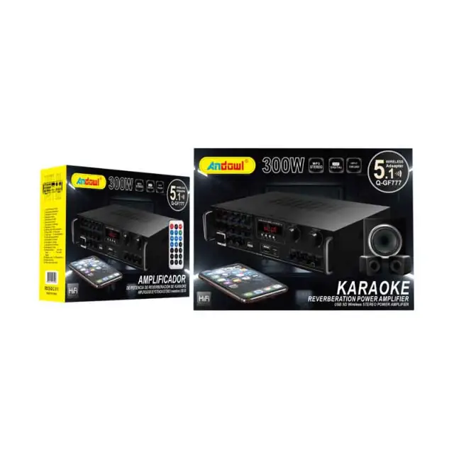 Andowl Ενισχυτής Ήχου Karaoke με USB/SD, Bluetooth & DSP – 300W Stereo Q-GF777 - Karaoke Reverberation Power Amplifier 075045