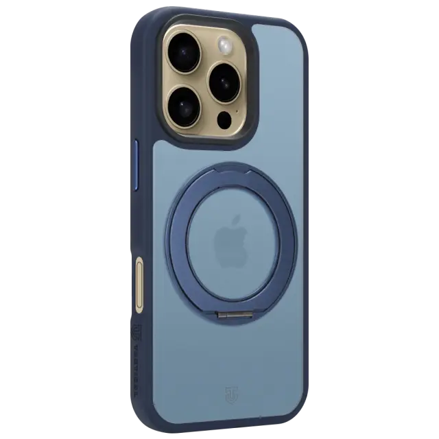 Tactical MagForce Hyperstand Cover for Apple iPhone 16 Pro Deep Blue 2