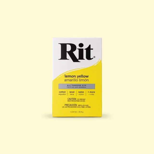 Rit Dye Powder All-Purpose Βαφή Υφασμάτων – Lemon Yellow 31,9g 2