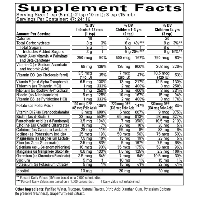 ChildLife Children’s Multi Vitamin & Mineral 2