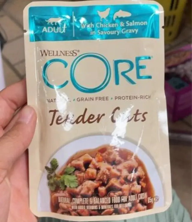 Wellness Core Tender Cuts Fillets Κοτόπουλο & Σολομός Σε Σάλτσα 85gr Μονόχρωμο
