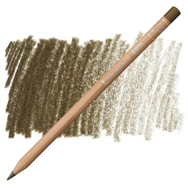Ξυλομπογιά Caran d'Ache Luminance - 548 Raw Umber