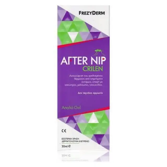 Frezyderm Crilen After Nip Gel Ανακούφιση Ερεθισμένου Δέρματος από Τσιμπήματα Εντόμων 30ml 1 τμχ