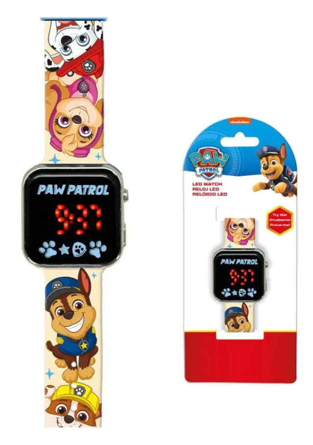 Paw Patrol Smile Ψηφιακό παιδικό ρολόι LED