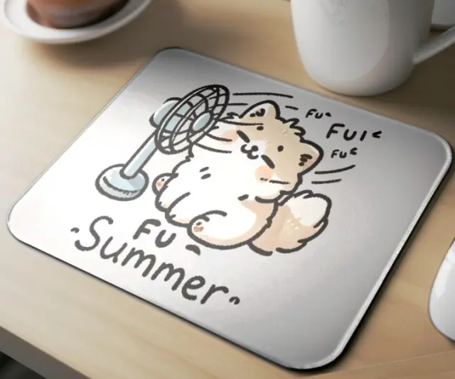 Mousepad cat A17 Διαστάσεις: 22cm(μήκος) x 18cm (ύψος) 2