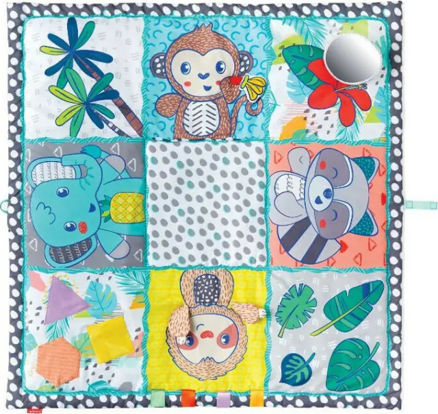 INFANTINO GIANT SENSORY DISCOVERY MAT WITH HANDLE