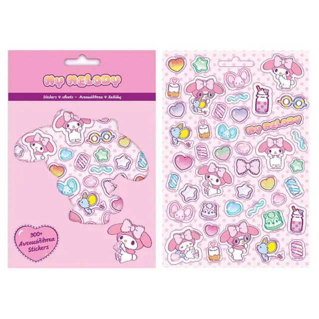 Μπλοκ με 300 Αυτοκόλλητα my Melody
