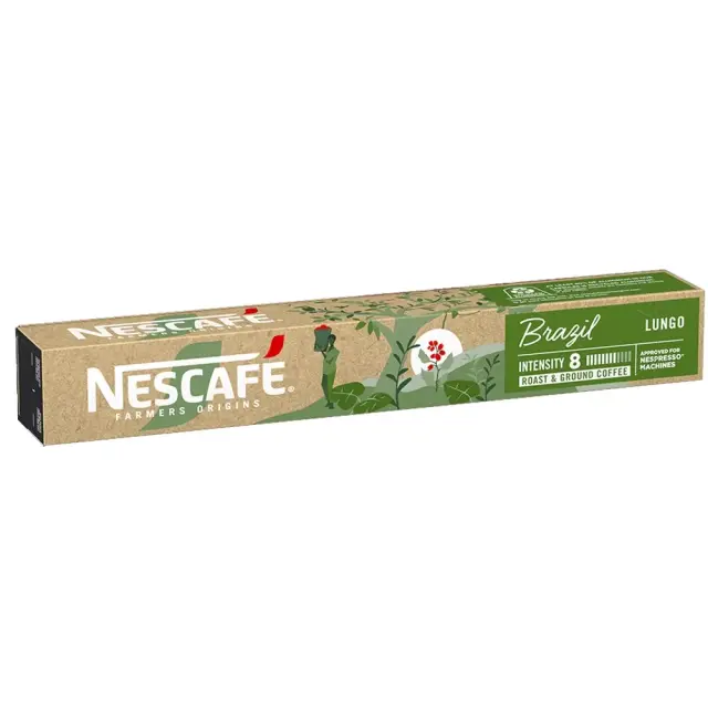Nescafe Farmers Origins Brasil Κάψουλες Nespresso 10τμχ