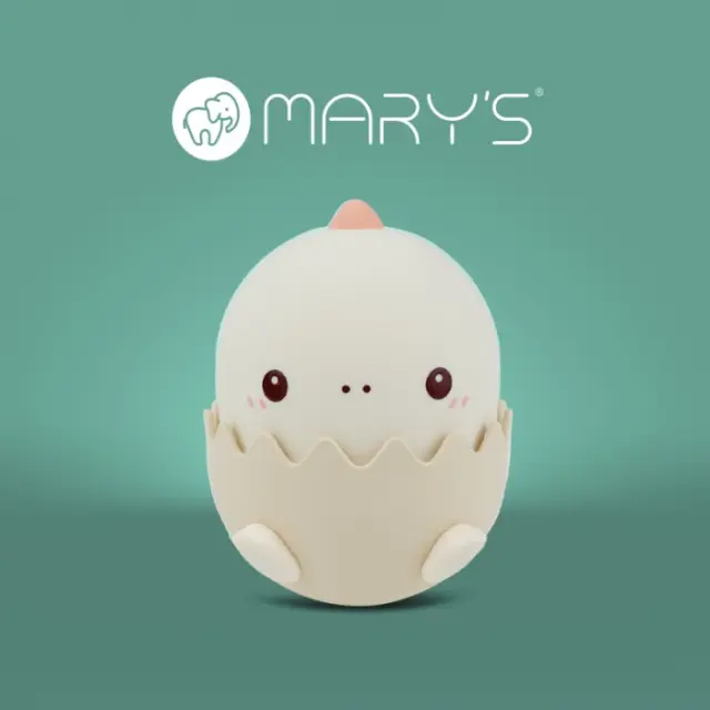 Φωτιστικό επαναφορτιζόμενο MARY S BABY DINO LED NIGHT LAMP RGB PINK-MW20793