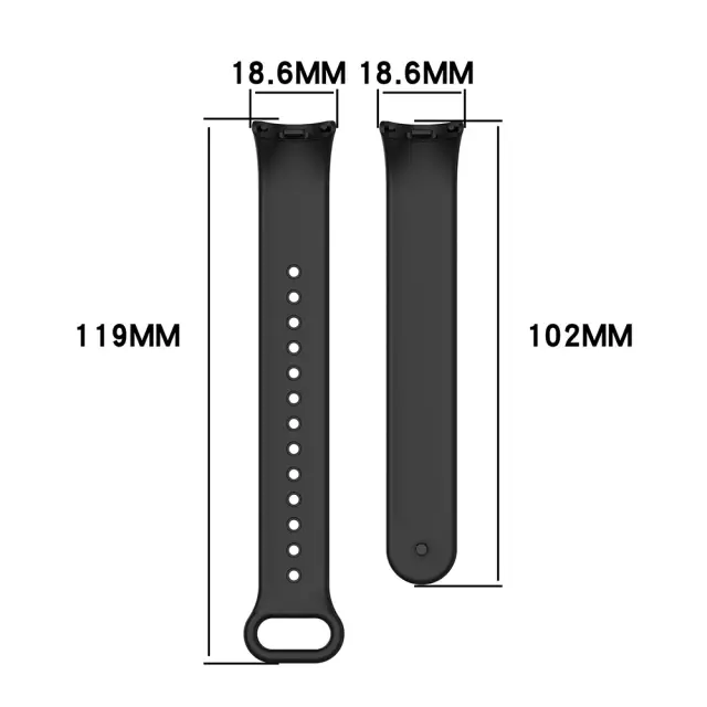 Techsuit - Watchband (W014) - Xiaomi Mi Band 8 / 8 NFC / 9 / 9 NFC / 10 - Serenity Blue 3