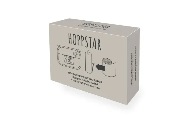 Hoppstar 2 Ρολά Θερμικού Χαρτιού + 1 Αυτοκόλλητο για Φωτογραφική Μηχανή Artist 76899